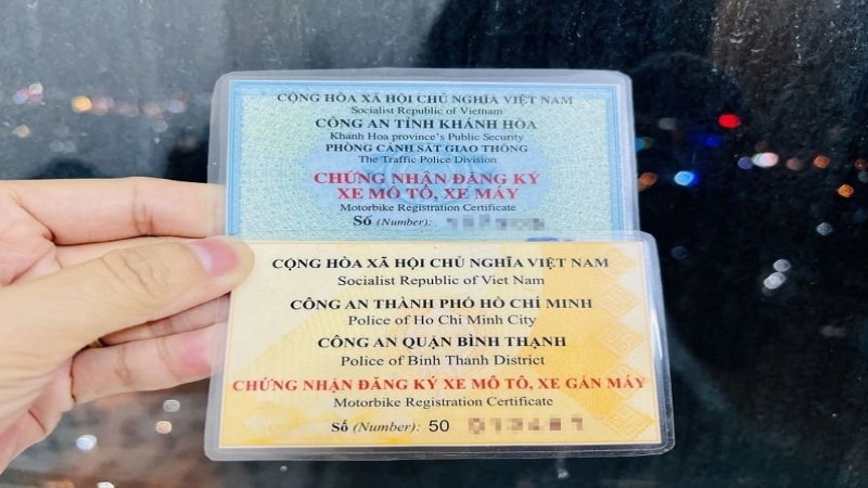 Bao nhiêu tuổi được đứng tên xe máy