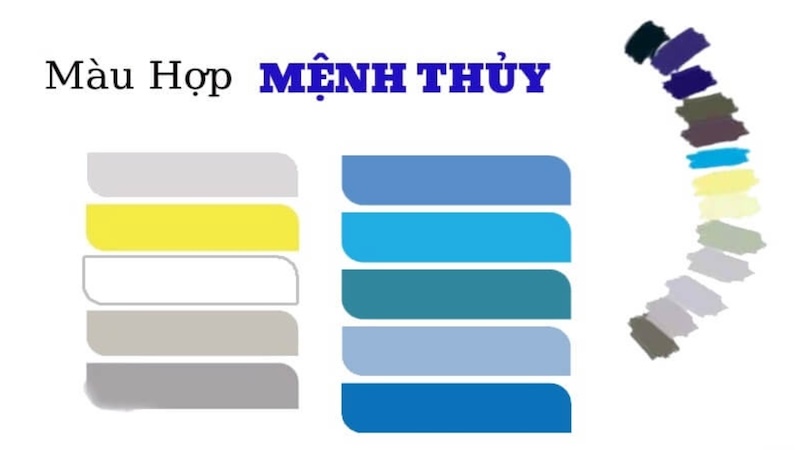 màu hợp mệnh Thủy Đinh Mùi