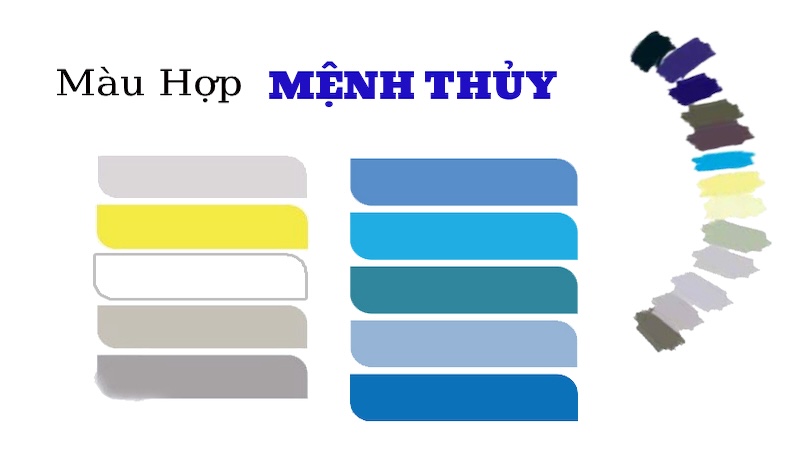 Màu hợp mệnh Thủy