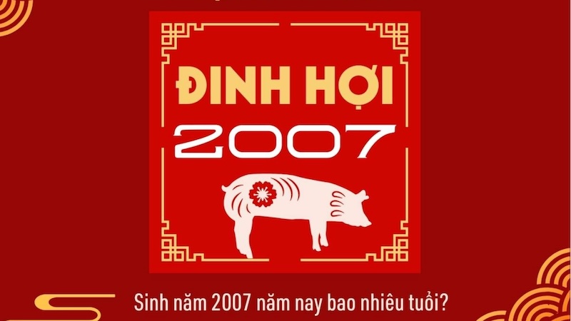 2007 bao nhiêu tuổi? Đặc điểm tính cách, sự nghiệp và màu sắc, con số hợp tuổi